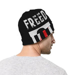 American Flag Freedom Life Print Beanie