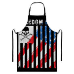 American Flag Freedom Life Print Bib Apron With Pocket