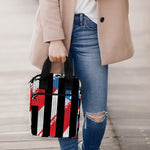 American Flag Freedom Life Print Bible Tote Bag