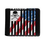 American Flag Freedom Life Print Bifold Wallet
