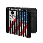 American Flag Freedom Life Print Bifold Wallet