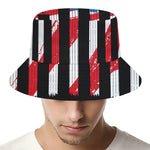 American Flag Freedom Life Print Bucket Hat