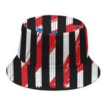 American Flag Freedom Life Print Bucket Hat