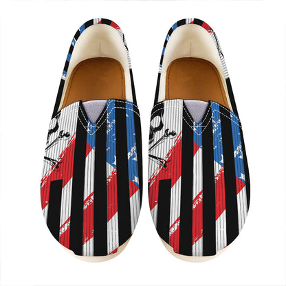 American Flag Freedom Life Print Casual Shoes