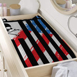 American Flag Freedom Life Print Changing Pad Cover