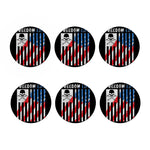 American Flag Freedom Life Print Coaster Set