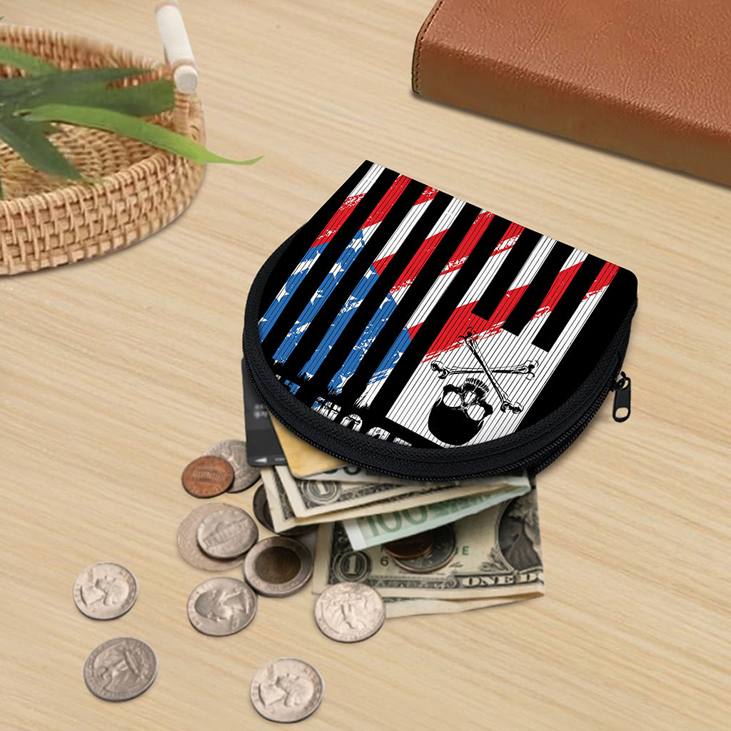 American Flag Freedom Life Print Coin Purse