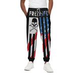American Flag Freedom Life Print Cotton Pants