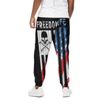 American Flag Freedom Life Print Cotton Pants