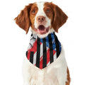 American Flag Freedom Life Print Dog Bandana