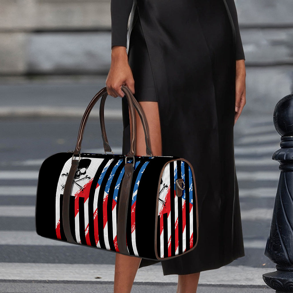American Flag Freedom Life Print Duffle Bag