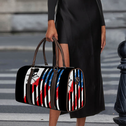 American Flag Freedom Life Print Duffle Bag