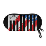 American Flag Freedom Life Print Glasses Case