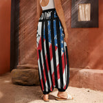 American Flag Freedom Life Print Harem Pants