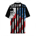 American Flag Freedom Life Print Hawaiian Shirt