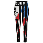 American Flag Freedom Life Print High-Waisted Pocket Leggings