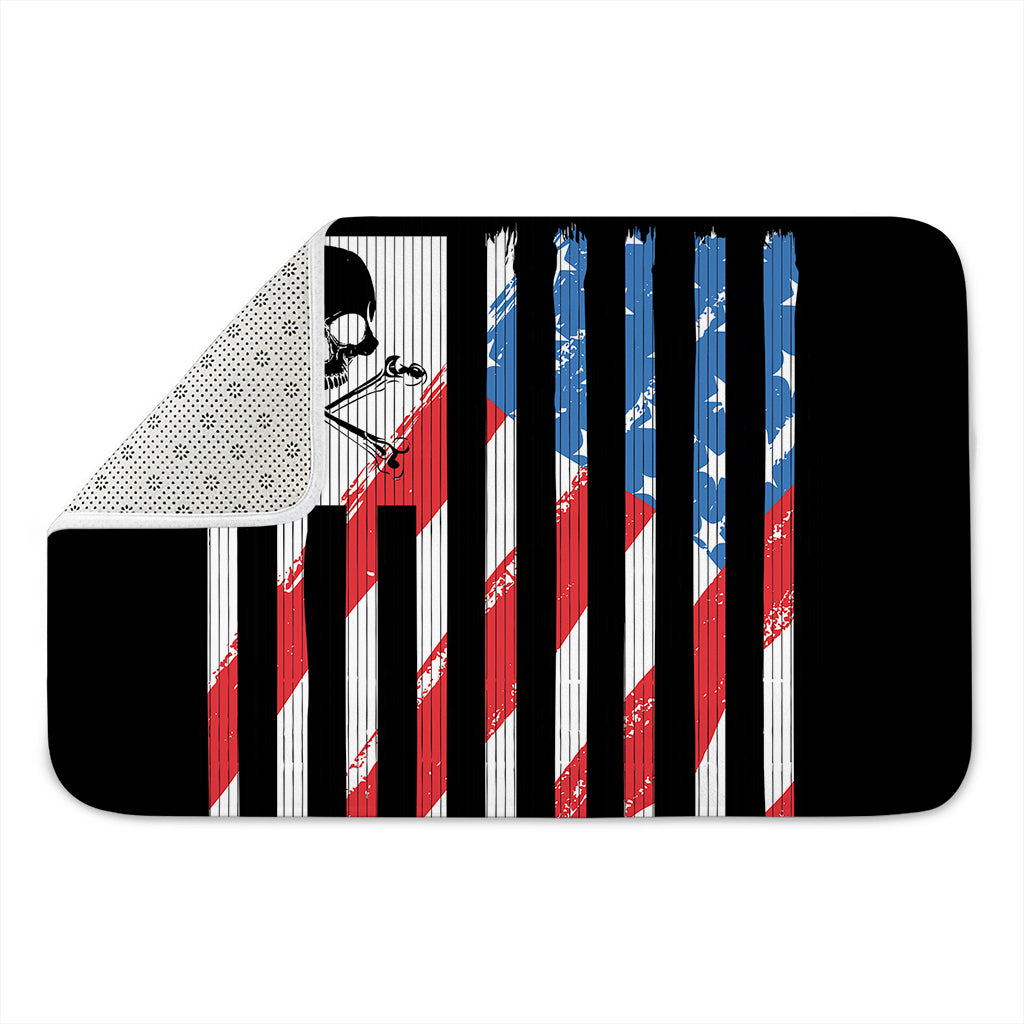 American Flag Freedom Life Print Indoor Door Mat