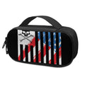 American Flag Freedom Life Print Portable Cooler Travel Case