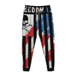 American Flag Freedom Life Print Jogger Pants