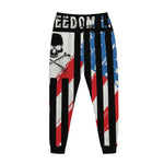American Flag Freedom Life Print Jogger Pants