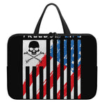 American Flag Freedom Life Print Laptop Sleeve With Handle