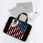 American Flag Freedom Life Print Laptop Sleeve With Handle