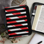 American Flag Freedom Life Print Leather Bible Cover