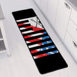 American Flag Freedom Life Print Long Kitchen Mat