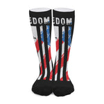 American Flag Freedom Life Print Long Socks