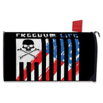 American Flag Freedom Life Print Mailbox Cover