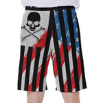 American Flag Freedom Life Print Men's Beach Shorts