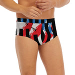 American Flag Freedom Life Print Men's Briefs