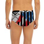 American Flag Freedom Life Print Men's Briefs