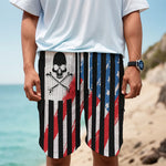 American Flag Freedom Life Print Men's Cargo Shorts