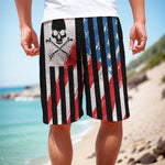 American Flag Freedom Life Print Men's Cargo Shorts