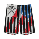 American Flag Freedom Life Print Men's Sports Shorts