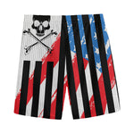 American Flag Freedom Life Print Men's Sports Shorts