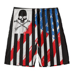 American Flag Freedom Life Print Men's Swim Trunks