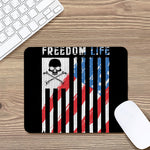 American Flag Freedom Life Print Mouse Pad