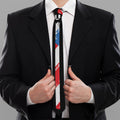 American Flag Freedom Life Print Necktie