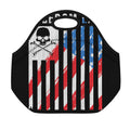 American Flag Freedom Life Print Neoprene Lunch Bag