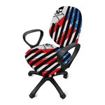 American Flag Freedom Life Print Office Chair Cover