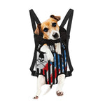 American Flag Freedom Life Print Pet Carrier Backpack