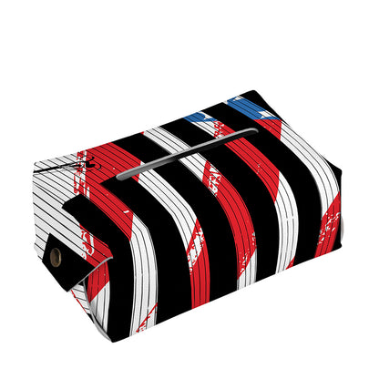 American Flag Freedom Life Print Rectangle Tissue Box Cover