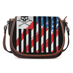 American Flag Freedom Life Print Saddle Bag