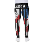 American Flag Freedom Life Print Scuba Joggers