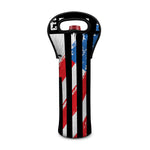 American Flag Freedom Life Print Single Neoprene Wine Tote