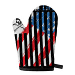 American Flag Freedom Life Print Single Oven Mitt