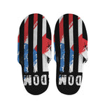 American Flag Freedom Life Print Slippers