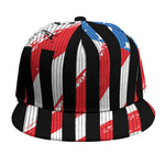 American Flag Freedom Life Print Snapback Cap